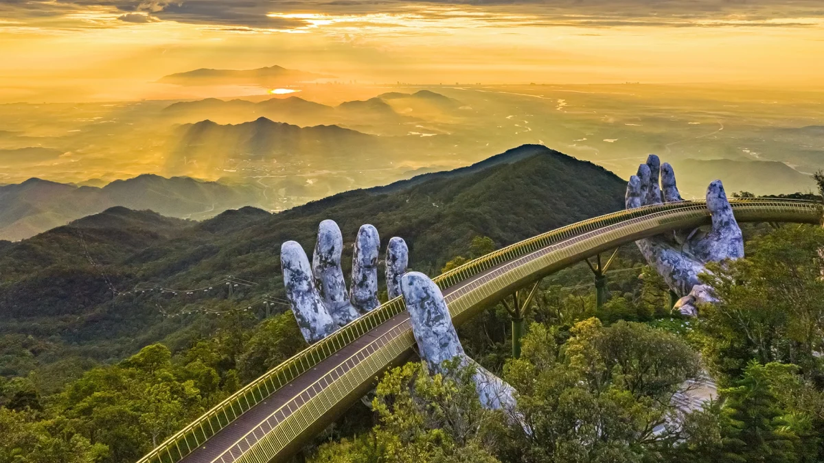 Golden Bridge in Da Nang
