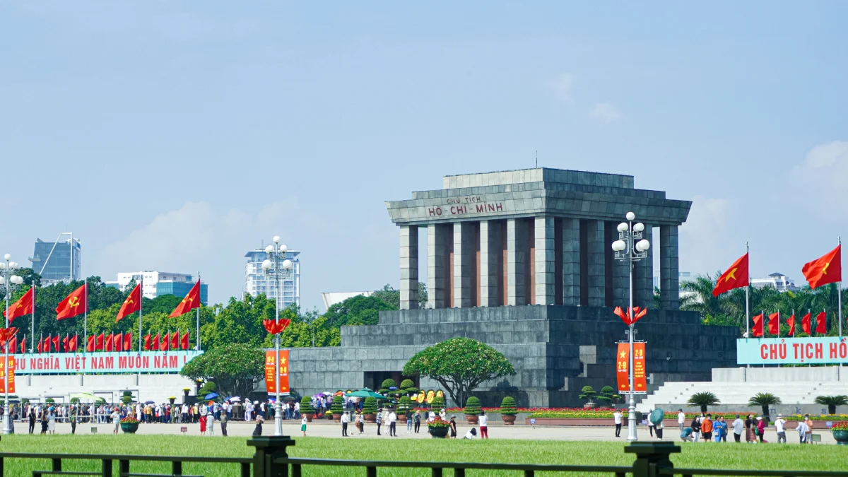 Ho Chi Minh Mausoleum in Hanoi